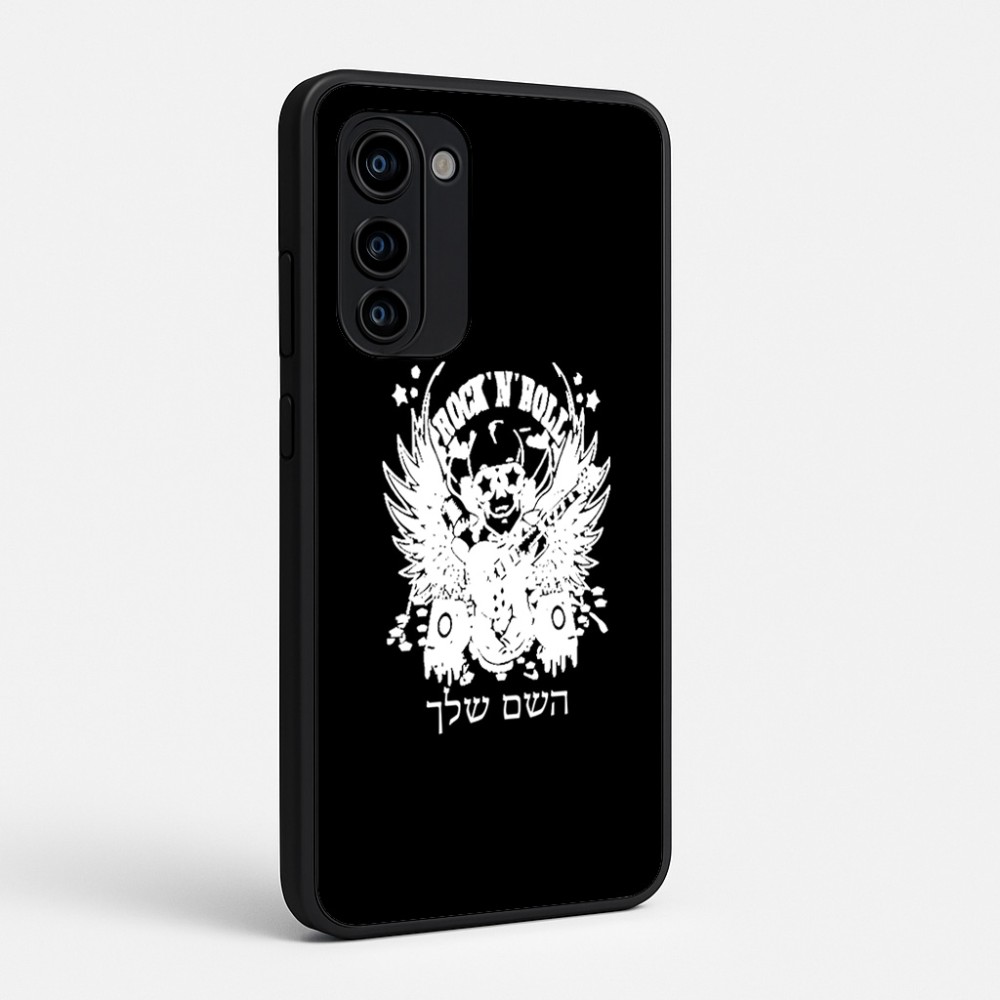 כיסוי בעיצוב אישי עם השם שלך לדגם - Motorola Signature 5G בעיצוב רוקנרול