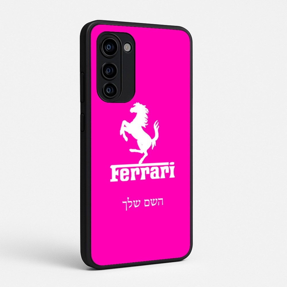 כיסוי בעיצוב אישי עם השם שלך לדגם - Motorola Signature 5G בעיצוב פרארי