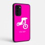 כיסוי בעיצוב אישי עם השם שלך לדגם - Motorola Signature 5G בעיצוב רוכב אופניים