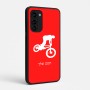 כיסוי בעיצוב אישי עם השם שלך לדגם - Motorola Signature 5G בעיצוב רוכב אופניים