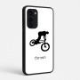 כיסוי בעיצוב אישי עם השם שלך לדגם - Motorola Signature 5G בעיצוב רוכב אופניים
