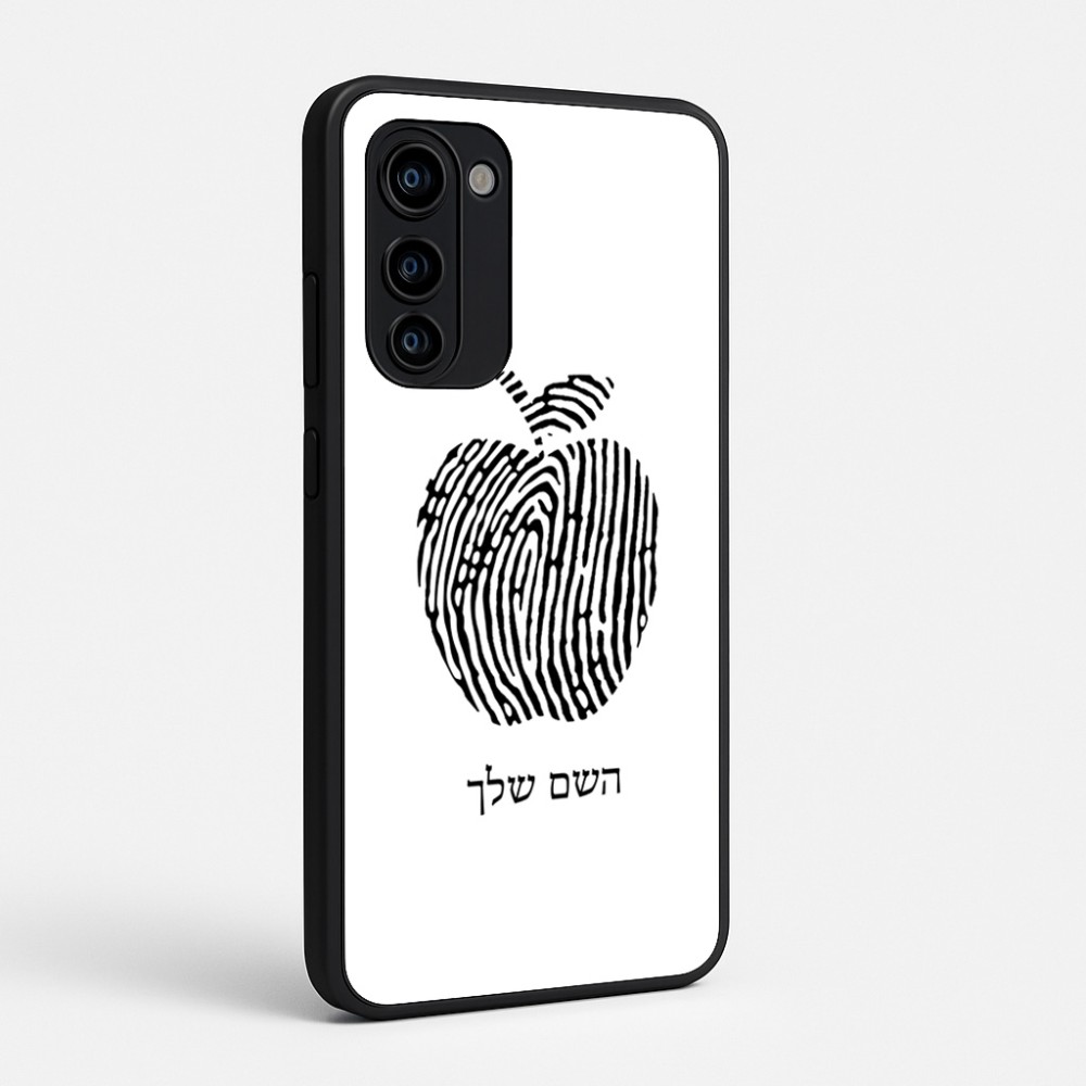 כיסוי בעיצוב אישי עם השם שלך לדגם - Motorola Signature 5G בעיצוב הדפס תפוח