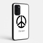 כיסוי בעיצוב אישי עם השם שלך לדגם - Motorola Signature 5G בעיצוב סמל השלום