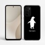 כיסוי בעיצוב אישי עם השם שלך לדגם - Motorola Signature 5G בעיצוב פינגווין