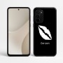 כיסוי בעיצוב אישי עם השם שלך לדגם - Motorola Signature 5G בעיצוב שפתיים - נשיקה