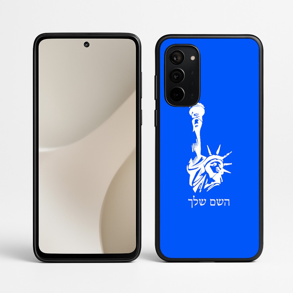 כיסוי בעיצוב אישי עם השם שלך לדגם - Motorola Signature 5G בעיצוב פסל החירות