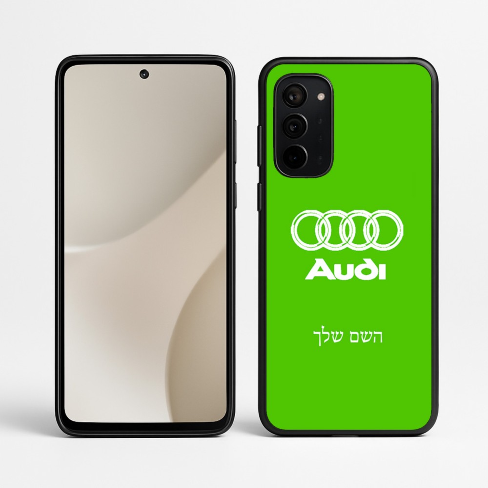 כיסוי בעיצוב אישי עם השם שלך לדגם - Motorola Signature 5G בעיצוב אאודי