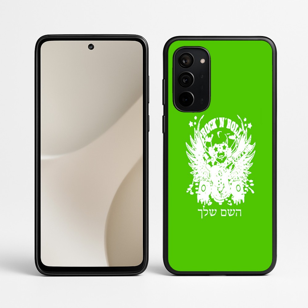 כיסוי בעיצוב אישי עם השם שלך לדגם - Motorola Signature 5G בעיצוב רוקנרול