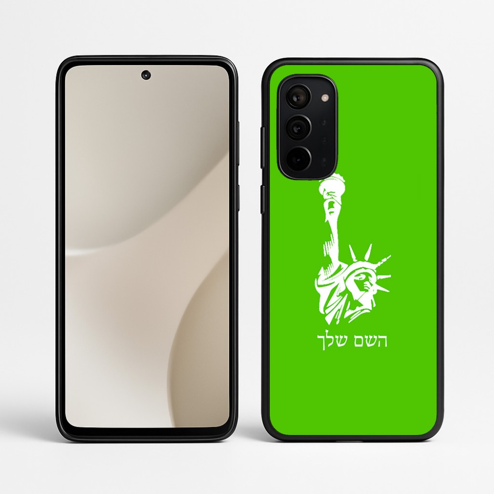 כיסוי בעיצוב אישי עם השם שלך לדגם - Motorola Signature 5G בעיצוב פסל החירות