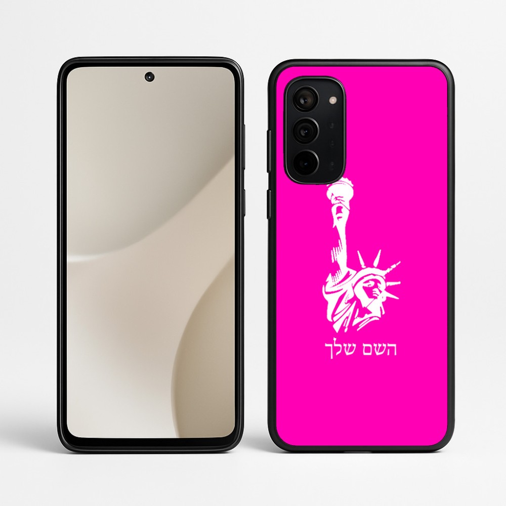כיסוי בעיצוב אישי עם השם שלך לדגם - Motorola Signature 5G בעיצוב פסל החירות