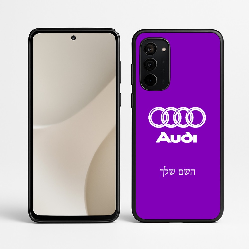 כיסוי בעיצוב אישי עם השם שלך לדגם - Motorola Signature 5G בעיצוב אאודי