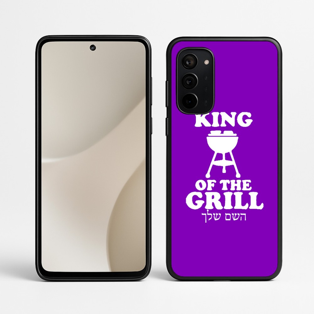 כיסוי בעיצוב אישי עם השם שלך לדגם - Motorola Signature 5G בעיצוב מלך הגריל