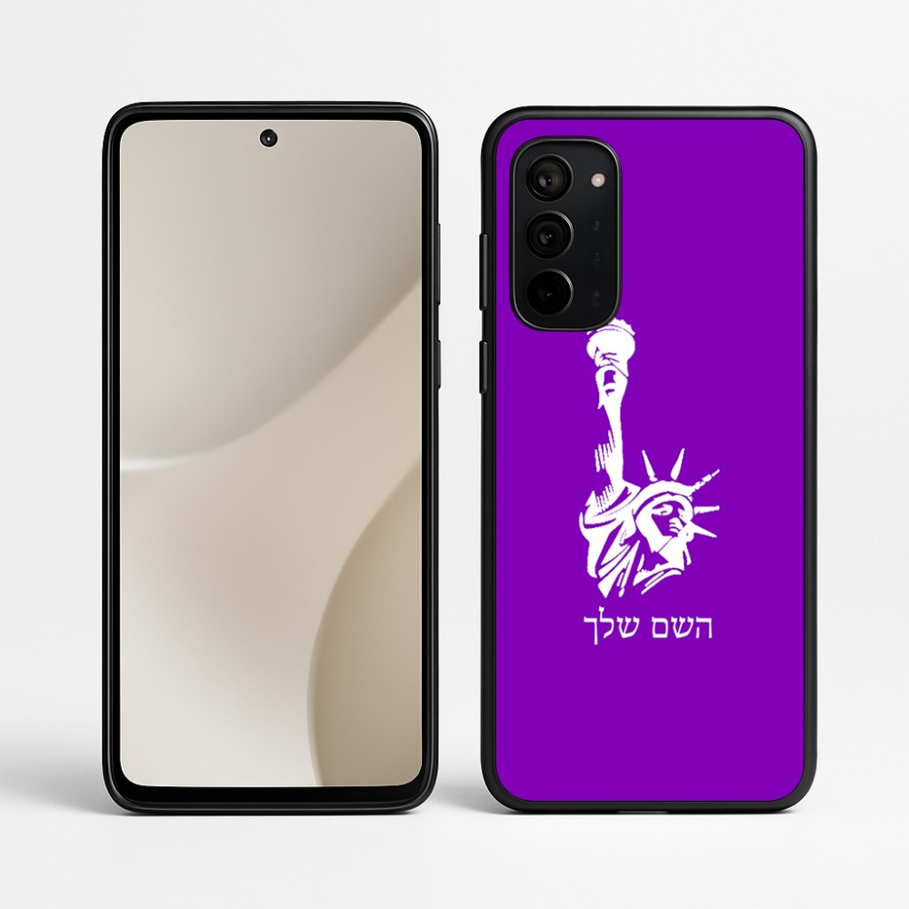 כיסוי בעיצוב אישי עם השם שלך לדגם - Motorola Signature 5G בעיצוב פסל החירות