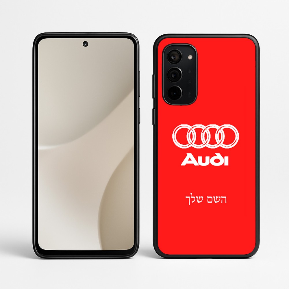 כיסוי בעיצוב אישי עם השם שלך לדגם - Motorola Signature 5G בעיצוב אאודי