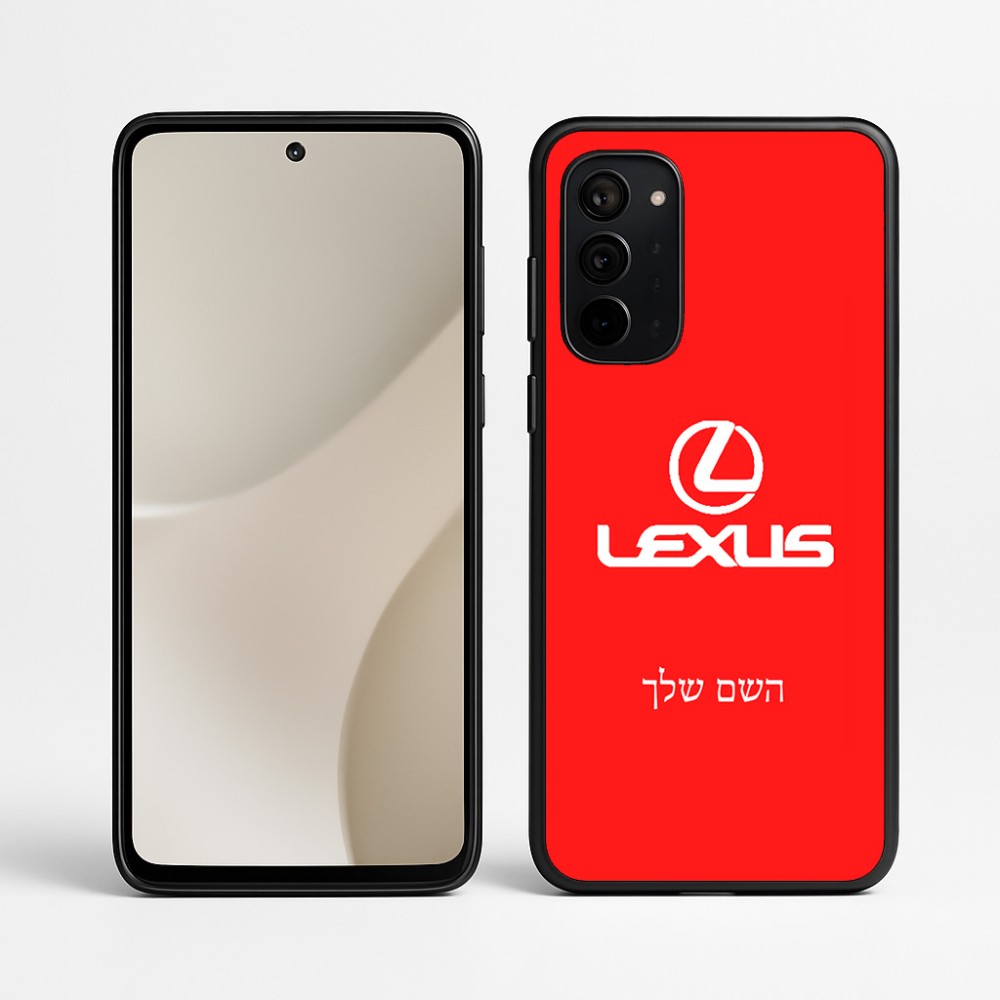כיסוי בעיצוב אישי עם השם שלך לדגם - Motorola Signature 5G בעיצוב לקסוס
