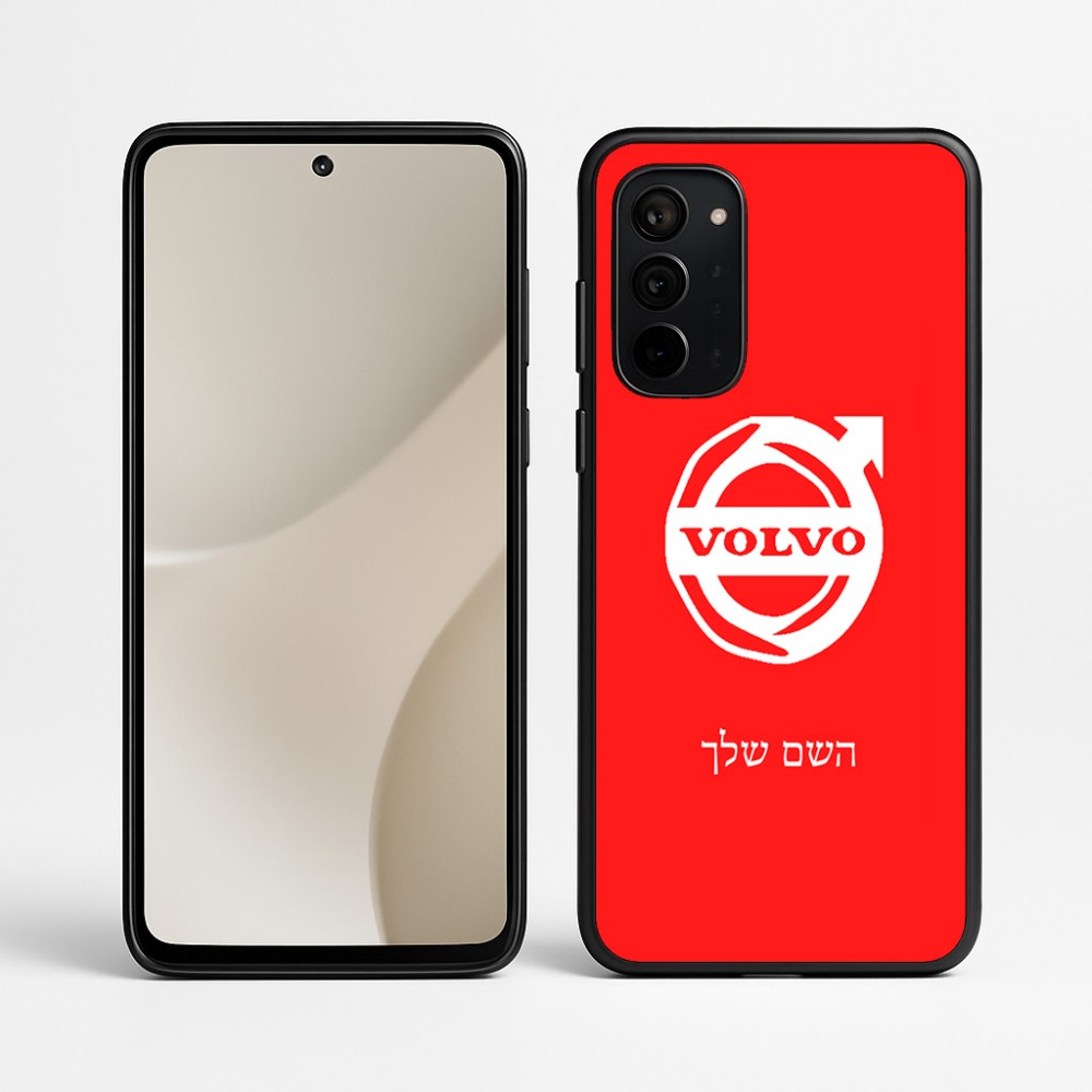 כיסוי בעיצוב אישי עם השם שלך לדגם - Motorola Signature 5G בעיצוב וולוו