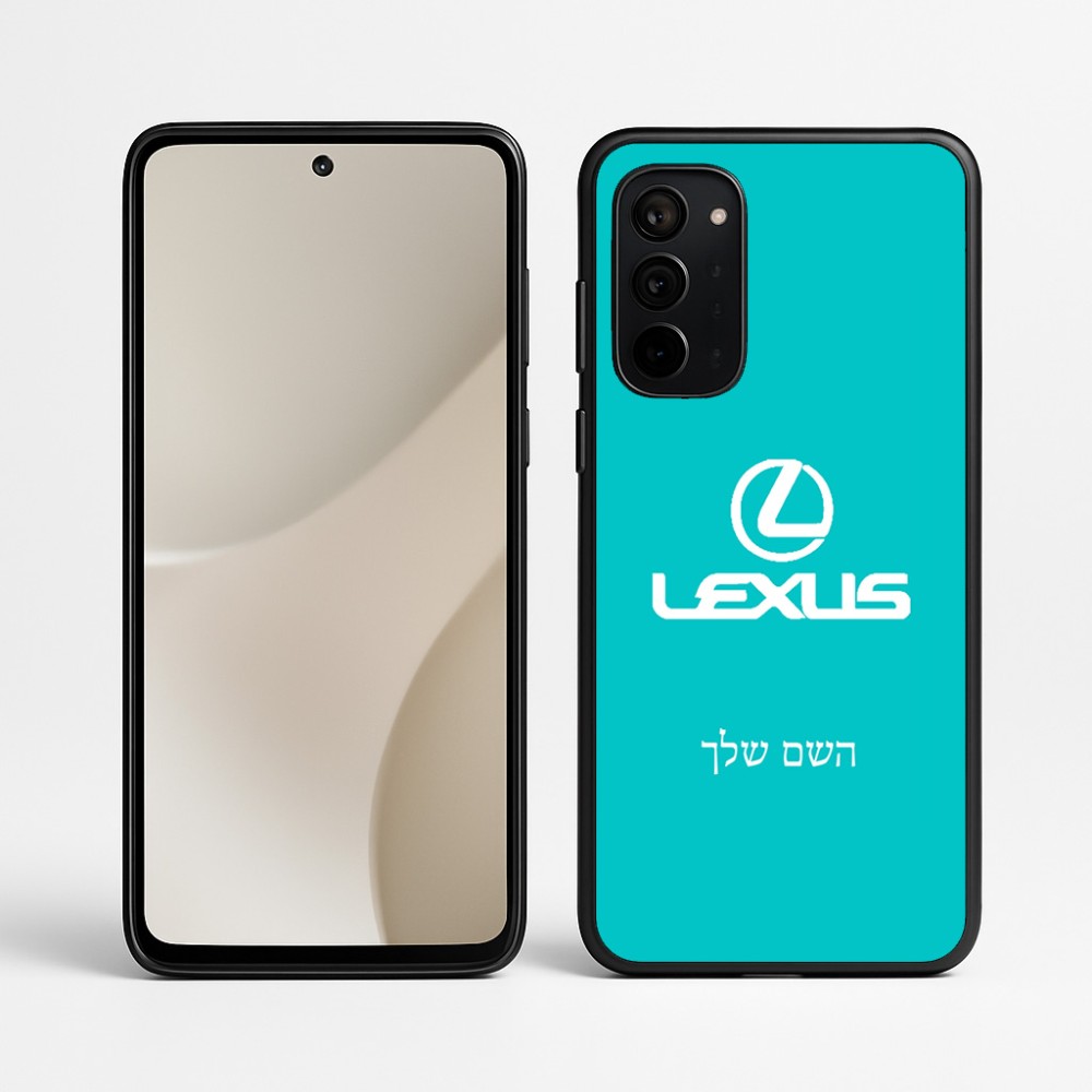 כיסוי בעיצוב אישי עם השם שלך לדגם - Motorola Signature 5G בעיצוב לקסוס