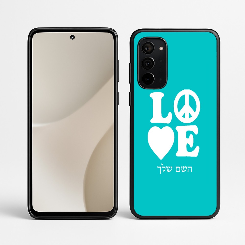 כיסוי בעיצוב אישי עם השם שלך לדגם - Motorola Signature 5G בעיצוב אהבה