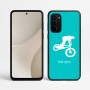 כיסוי בעיצוב אישי עם השם שלך לדגם - Motorola Signature 5G בעיצוב רוכב אופניים