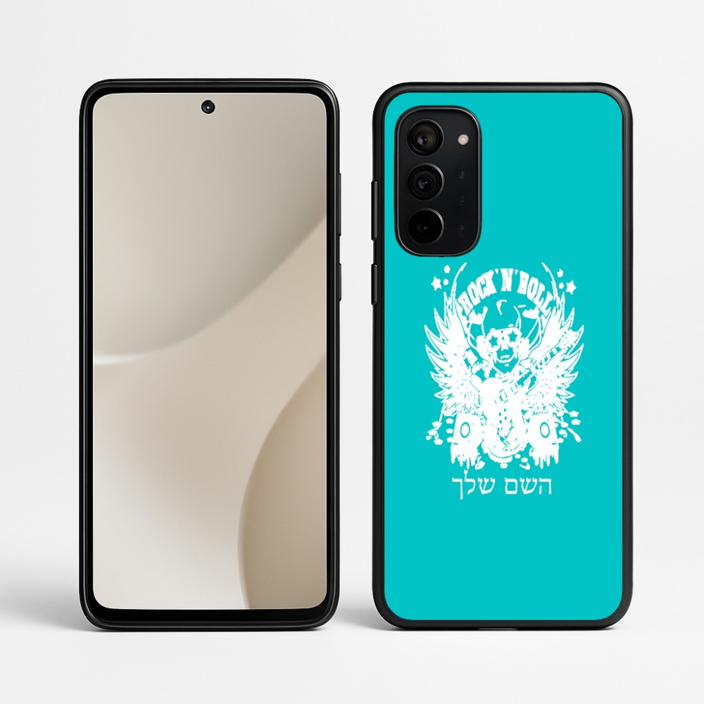 כיסוי בעיצוב אישי עם השם שלך לדגם - Motorola Signature 5G בעיצוב רוקנרול