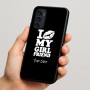 כיסוי בעיצוב אישי עם השם שלך לדגם - Motorola Signature 5G בעיצוב לנשק את החברה שלי