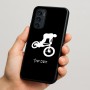 כיסוי בעיצוב אישי עם השם שלך לדגם - Motorola Signature 5G בעיצוב רוכב אופניים