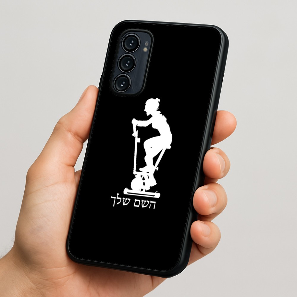 כיסוי בעיצוב אישי עם השם שלך לדגם - Motorola Signature 5G בעיצוב אימון ספינינג - אישה