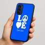 כיסוי בעיצוב אישי עם השם שלך לדגם - Motorola Signature 5G בעיצוב אהבה
