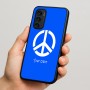כיסוי בעיצוב אישי עם השם שלך לדגם - Motorola Signature 5G בעיצוב סמל השלום