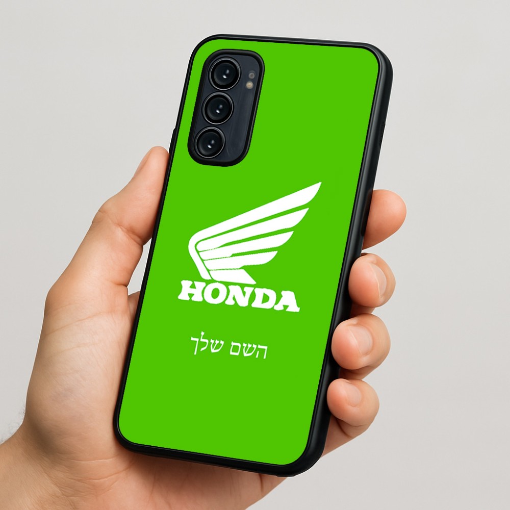 כיסוי בעיצוב אישי עם השם שלך לדגם - Motorola Signature 5G בעיצוב הונדה