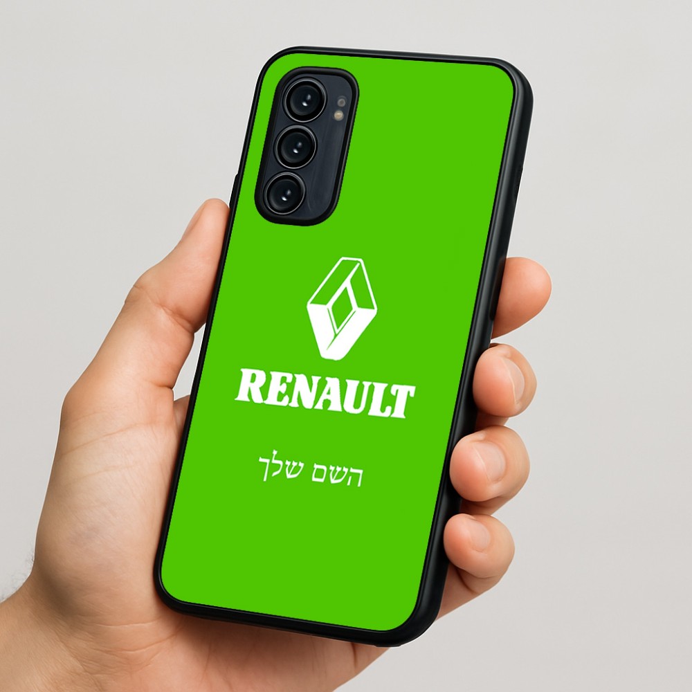 כיסוי בעיצוב אישי עם השם שלך לדגם - Motorola Signature 5G בעיצוב רנו