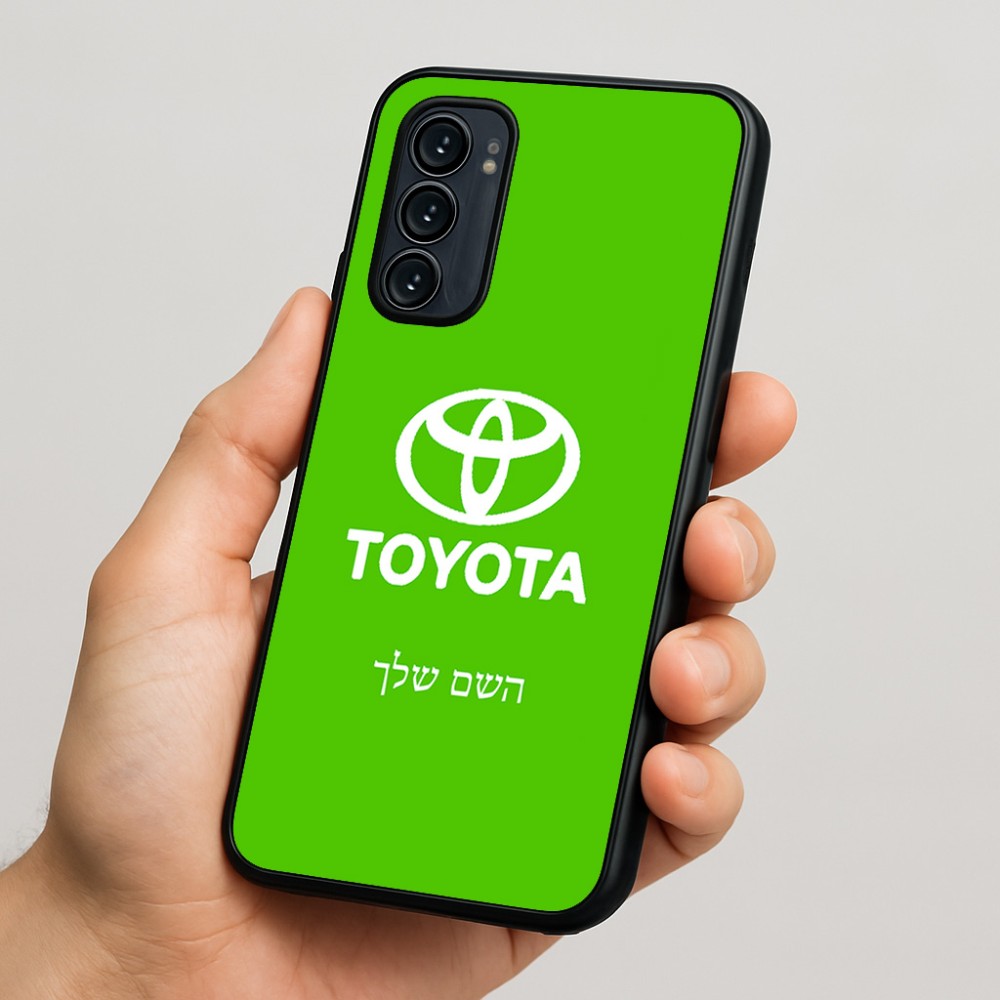 כיסוי בעיצוב אישי עם השם שלך לדגם - Motorola Signature 5G בעיצוב טויוטה