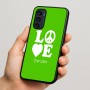 כיסוי בעיצוב אישי עם השם שלך לדגם - Motorola Signature 5G בעיצוב אהבה