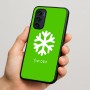 כיסוי בעיצוב אישי עם השם שלך לדגם - Motorola Signature 5G בעיצוב שלג