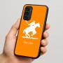 כיסוי בעיצוב אישי עם השם שלך לדגם - Motorola Signature 5G בעיצוב שחקן פולו - סוס