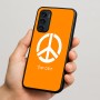 כיסוי בעיצוב אישי עם השם שלך לדגם - Motorola Signature 5G בעיצוב סמל השלום