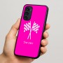 כיסוי בעיצוב אישי עם השם שלך לדגם - Motorola Signature 5G בעיצוב דגל המירוץ