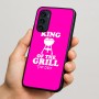 כיסוי בעיצוב אישי עם השם שלך לדגם - Motorola Signature 5G בעיצוב מלך הגריל