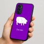 כיסוי בעיצוב אישי עם השם שלך לדגם - Motorola Signature 5G בעיצוב חזיר