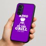 כיסוי בעיצוב אישי עם השם שלך לדגם - Motorola Signature 5G בעיצוב מלך הגריל