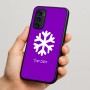 כיסוי בעיצוב אישי עם השם שלך לדגם - Motorola Signature 5G בעיצוב שלג