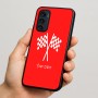 כיסוי בעיצוב אישי עם השם שלך לדגם - Motorola Signature 5G בעיצוב דגל המירוץ