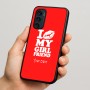 כיסוי בעיצוב אישי עם השם שלך לדגם - Motorola Signature 5G בעיצוב לנשק את החברה שלי