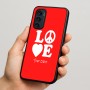 כיסוי בעיצוב אישי עם השם שלך לדגם - Motorola Signature 5G בעיצוב אהבה
