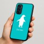 כיסוי בעיצוב אישי עם השם שלך לדגם - Motorola Signature 5G בעיצוב פינגווין