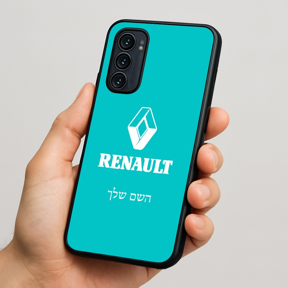 כיסוי בעיצוב אישי עם השם שלך לדגם - Motorola Signature 5G בעיצוב רנו