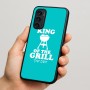 כיסוי בעיצוב אישי עם השם שלך לדגם - Motorola Signature 5G בעיצוב מלך הגריל