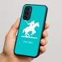 כיסוי בעיצוב אישי עם השם שלך לדגם - Motorola Signature 5G בעיצוב שחקן פולו - סוס