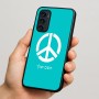 כיסוי בעיצוב אישי עם השם שלך לדגם - Motorola Signature 5G בעיצוב סמל השלום