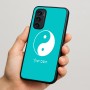 כיסוי בעיצוב אישי עם השם שלך לדגם - Motorola Signature 5G בעיצוב סמל יינג יאנג